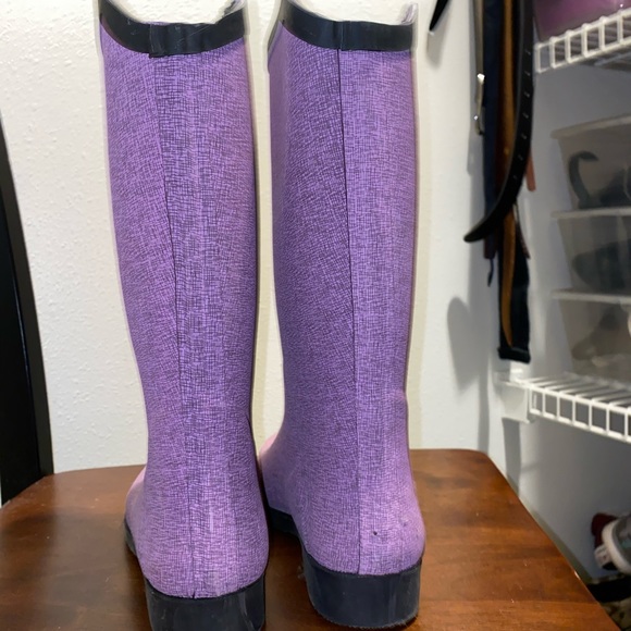 womens paw print rain boots